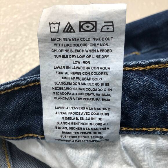 Vintage Lee Women's Bootcut Leg Mid-Rise Blue Jeans Denim Size 10 Short 5-Pocket - Picture 6 of 6